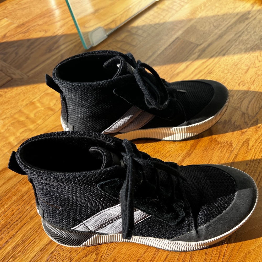 Sorel Black and Gray Lace Up Boots